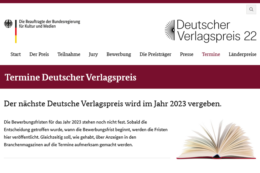 Relaunch von Website und Bewerber-/Juryportal